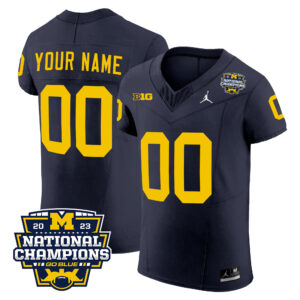 Michigan Wolverines Vapor Elite Custom Jersey - All Stitched