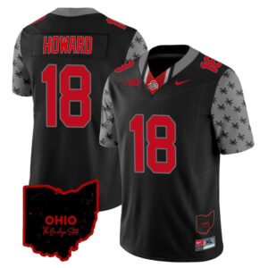 Men's Ohio State Buckeyes 2024 Gray Alternate Jersey - All Stitched