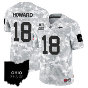 Men's Ohio State Buckeyes 2024 Salute to Service Vapor Limited Jersey - All Stitched