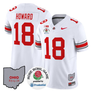 Men's Ohio State Buckeyes Rose Bowl Vapor Limited Jersey V2 - All Stitched