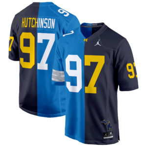 Michigan Wolverines Split Game Jersey - All Stitched