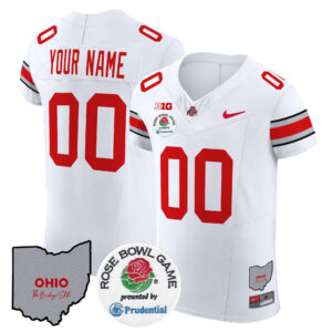 Ohio State Buckeyes Rose Bowl Vapor Elite Custom Jersey - All Stitched