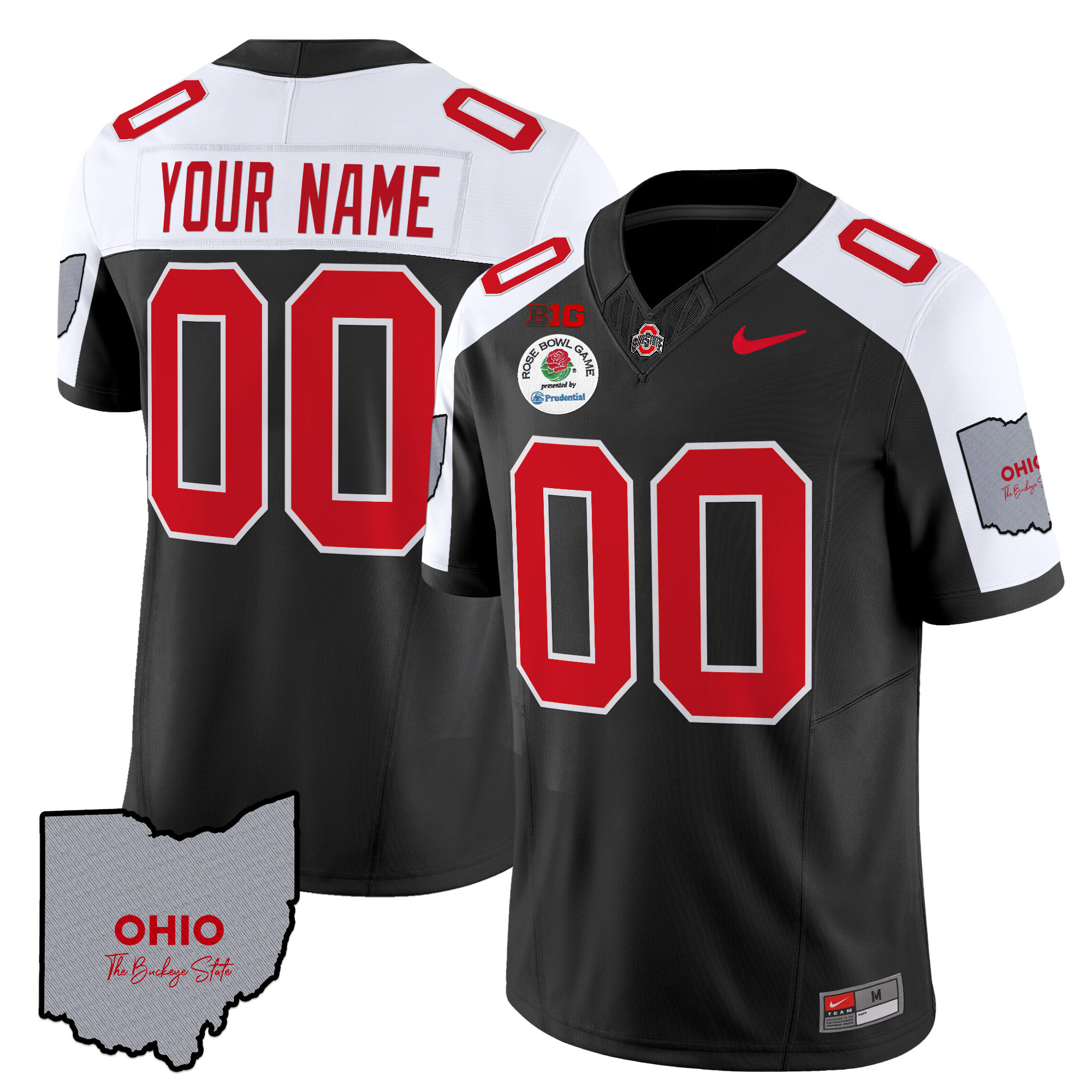 Ohio State Buckeyes Rose Bowl Vapor Limited Custom Jersey V3 - Stitched - Image 5