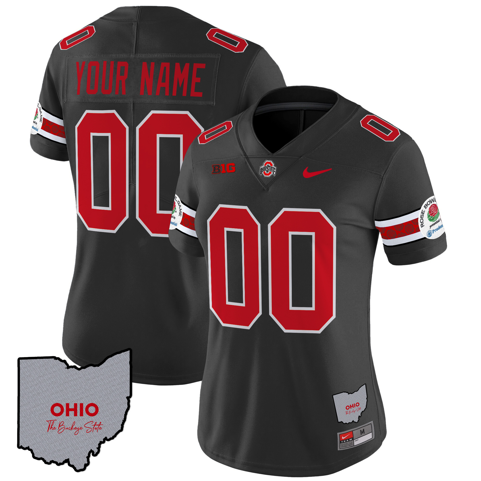 Ohio State Buckeyes Rose Bowl Vapor Limited Custom Jersey V3 - Stitched - Image 10