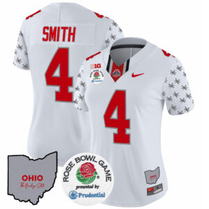 Women's Ohio State Buckeyes Rose Bowl Vapor Limited Jersey V4 - All Stitched