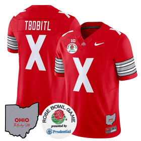 Ohio State Buckeyes Rose Bowl Vapor Customized X Jersey - All Stitched