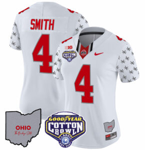 Women's Ohio State Buckeyes Cotton Bowl Patch Vapor Limited Jersey - All Stitched