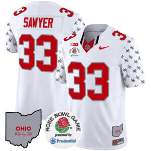 Men's Ohio State Buckeyes Rose Bowl Vapor Limited Jersey V4 - All Stitched
