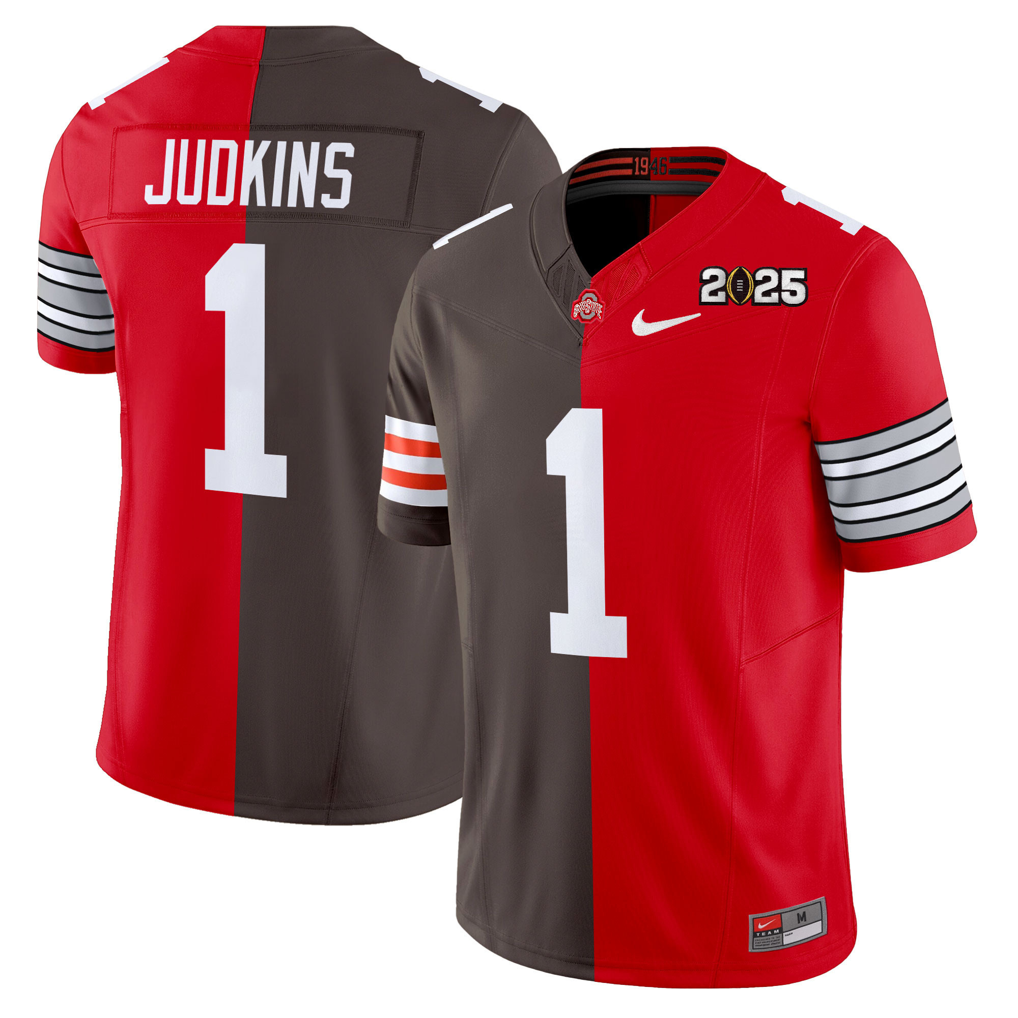 Ohio State Buckeyes 2025 Split Vapor Limited Jersey - All Stitched - Image 5