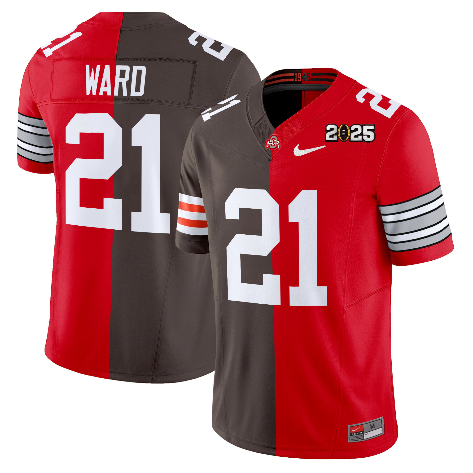 Ohio State Buckeyes 2025 Split Vapor Limited Jersey - All Stitched - Image 4
