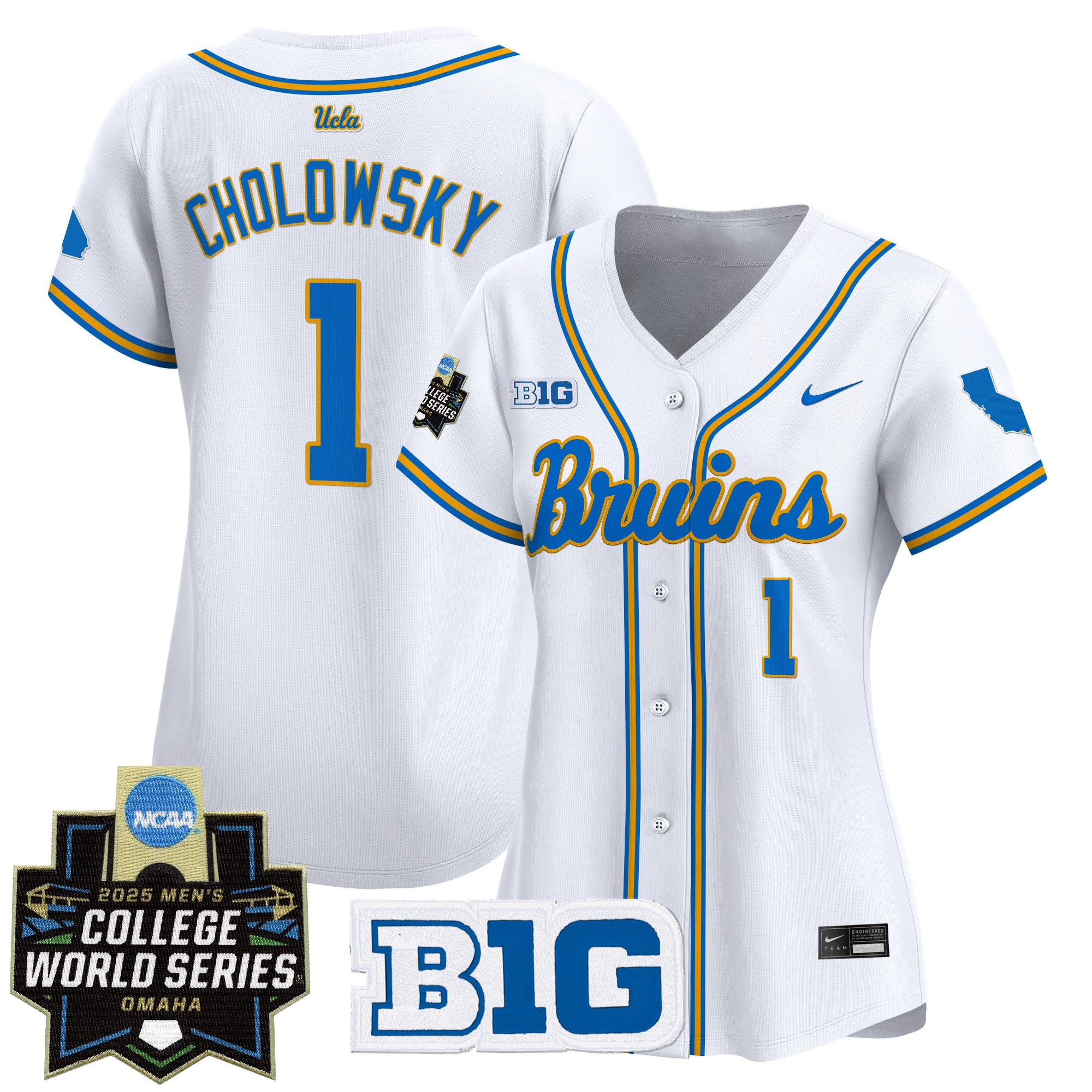 Women's UCLA Bruins 2025 World Series Vapor Premier Limited Jersey - All Stitched - Image 11