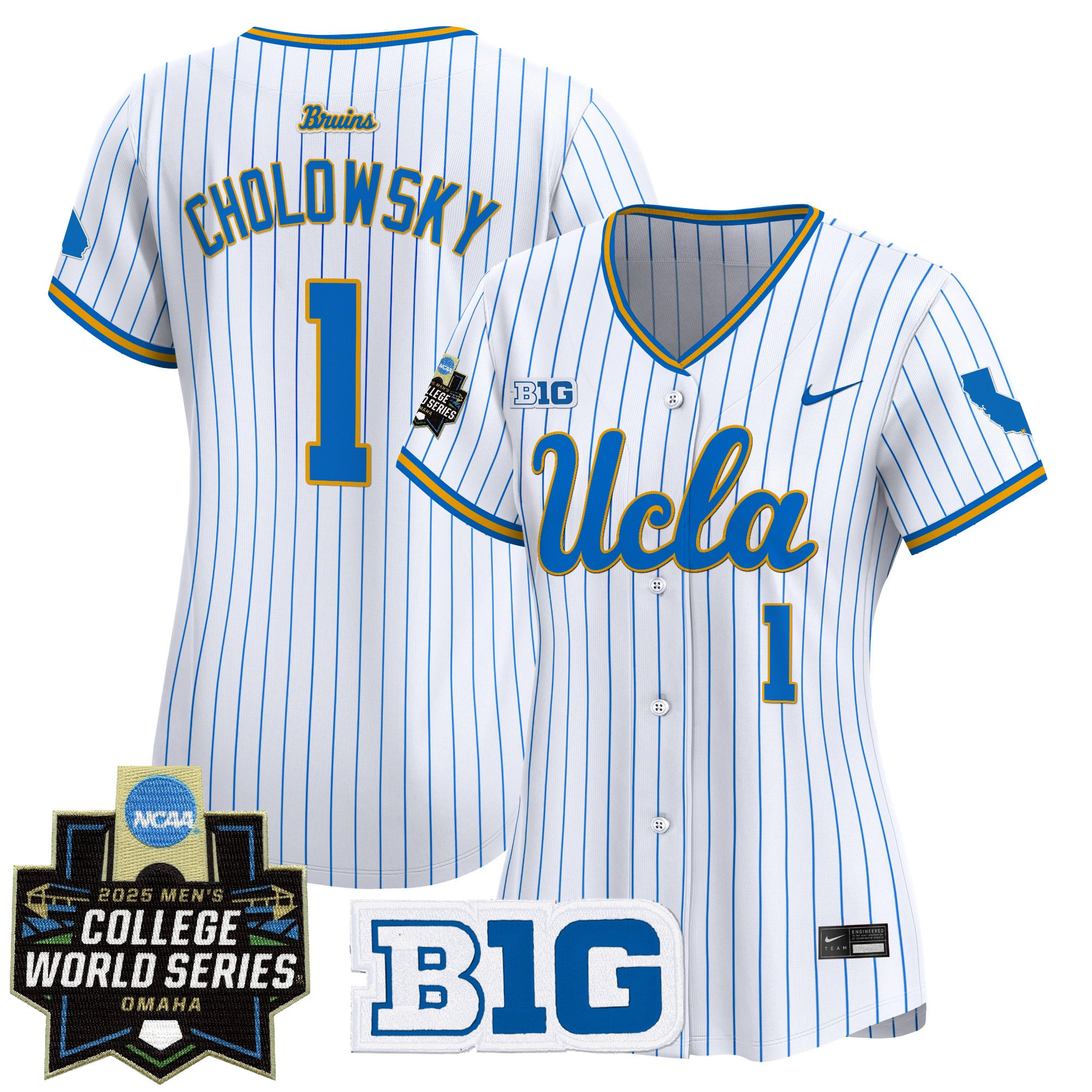 Women's UCLA Bruins 2025 World Series Vapor Premier Limited Jersey - All Stitched - Image 21