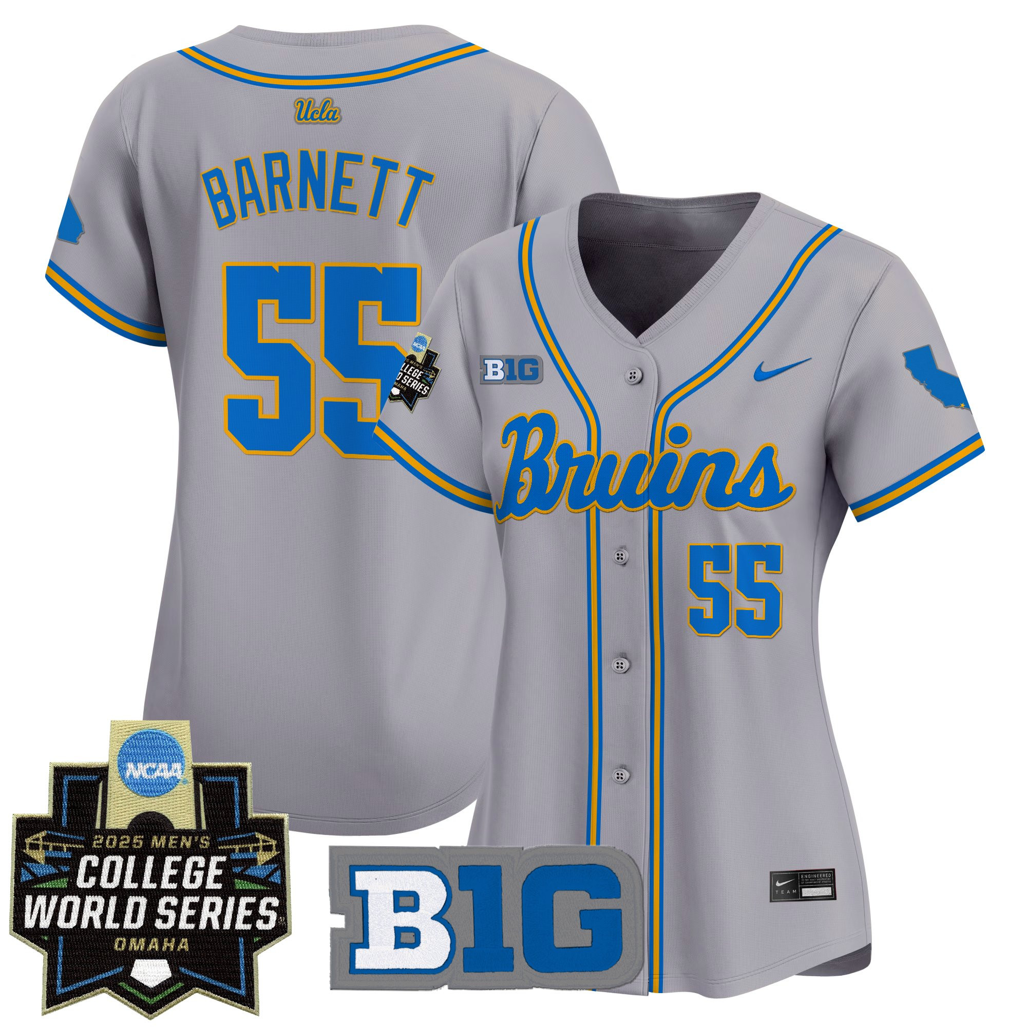 Women's UCLA Bruins 2025 World Series Vapor Premier Limited Jersey - All Stitched - Image 33