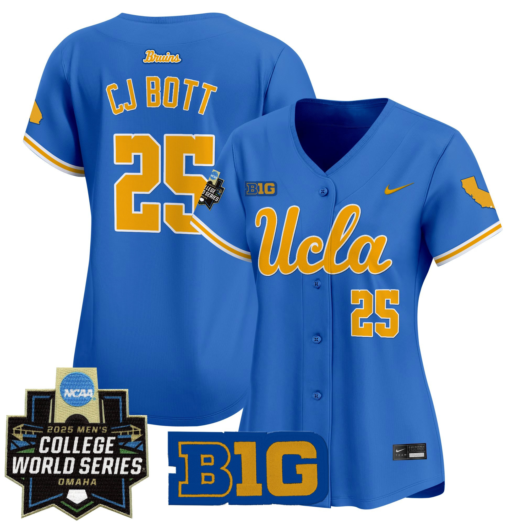 Women's UCLA Bruins 2025 World Series Vapor Premier Limited Jersey - All Stitched - Image 5