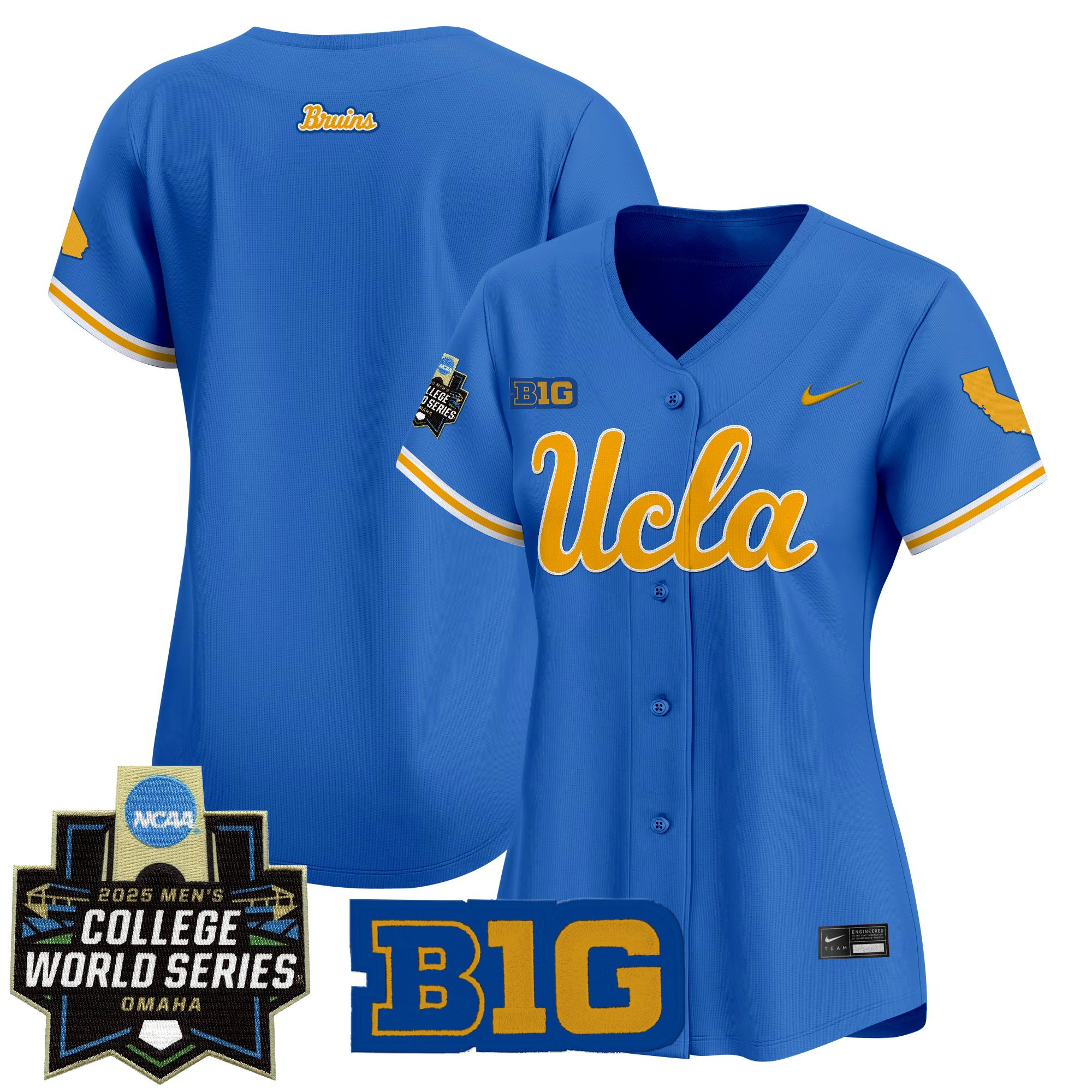 Women's UCLA Bruins 2025 World Series Vapor Premier Limited Jersey - All Stitched - Image 10