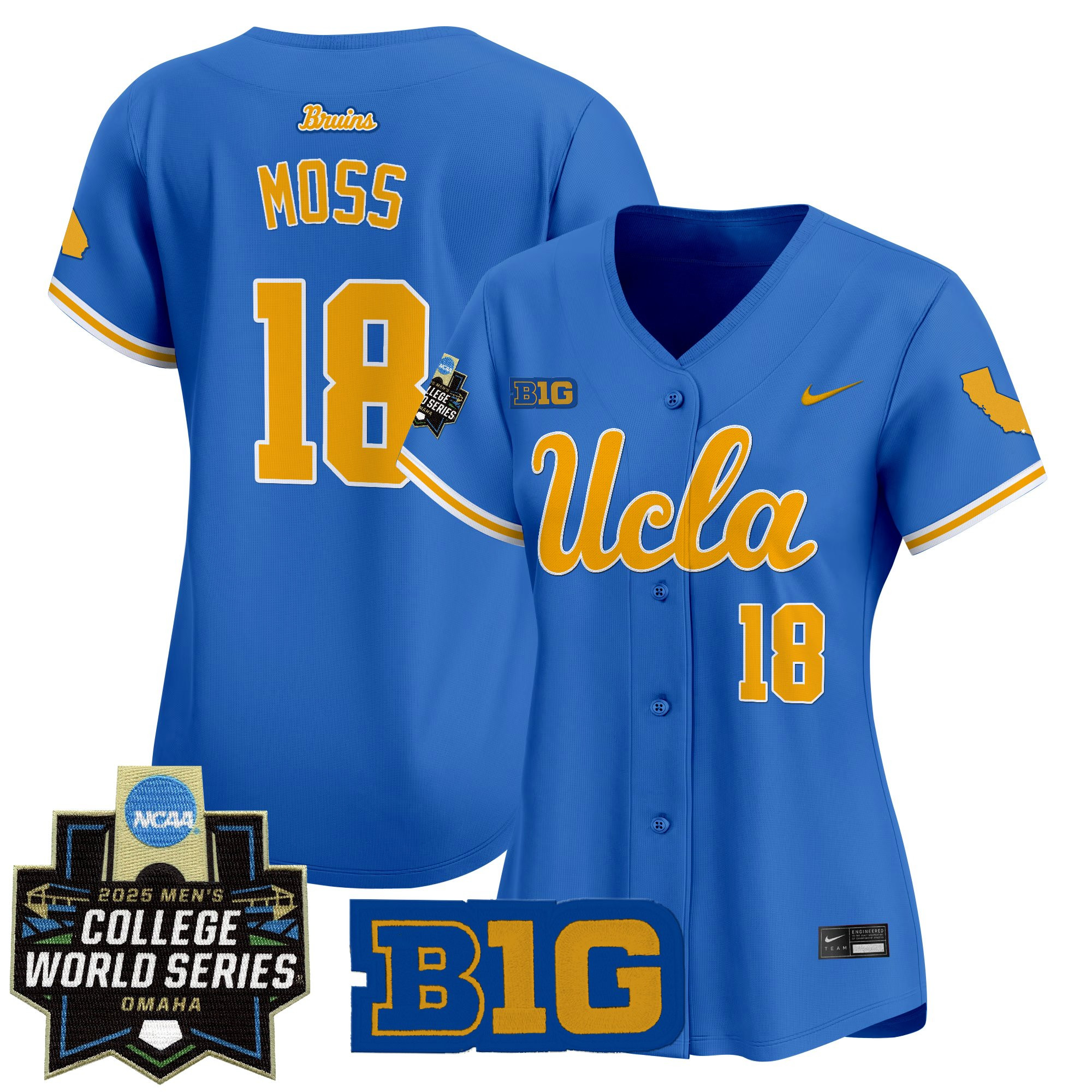 Women's UCLA Bruins 2025 World Series Vapor Premier Limited Jersey - All Stitched - Image 2