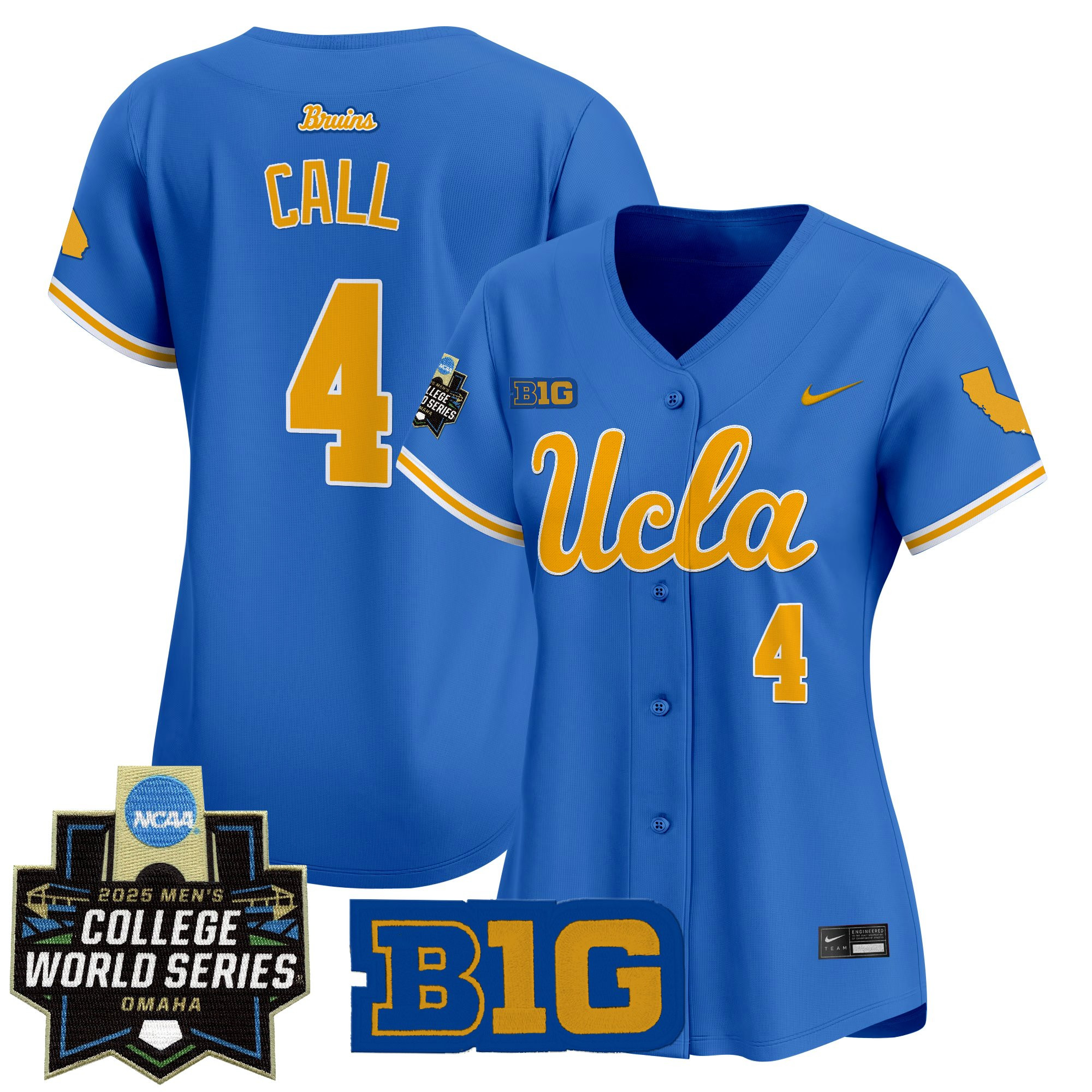 Women's UCLA Bruins 2025 World Series Vapor Premier Limited Jersey - All Stitched - Image 4