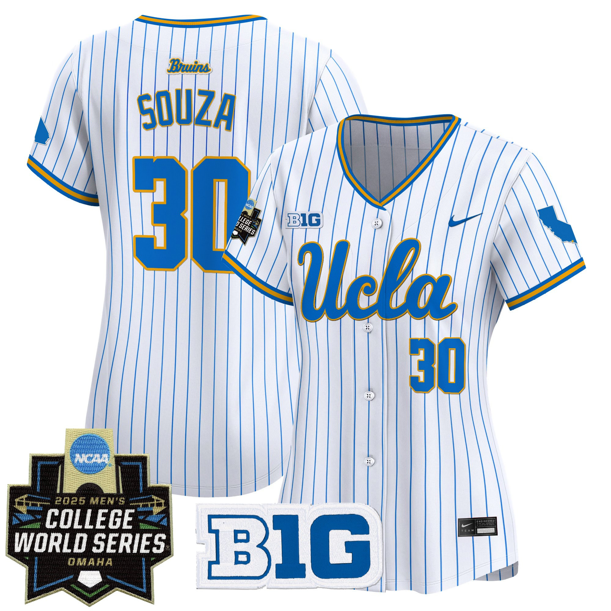 Women's UCLA Bruins 2025 World Series Vapor Premier Limited Jersey - All Stitched - Image 28