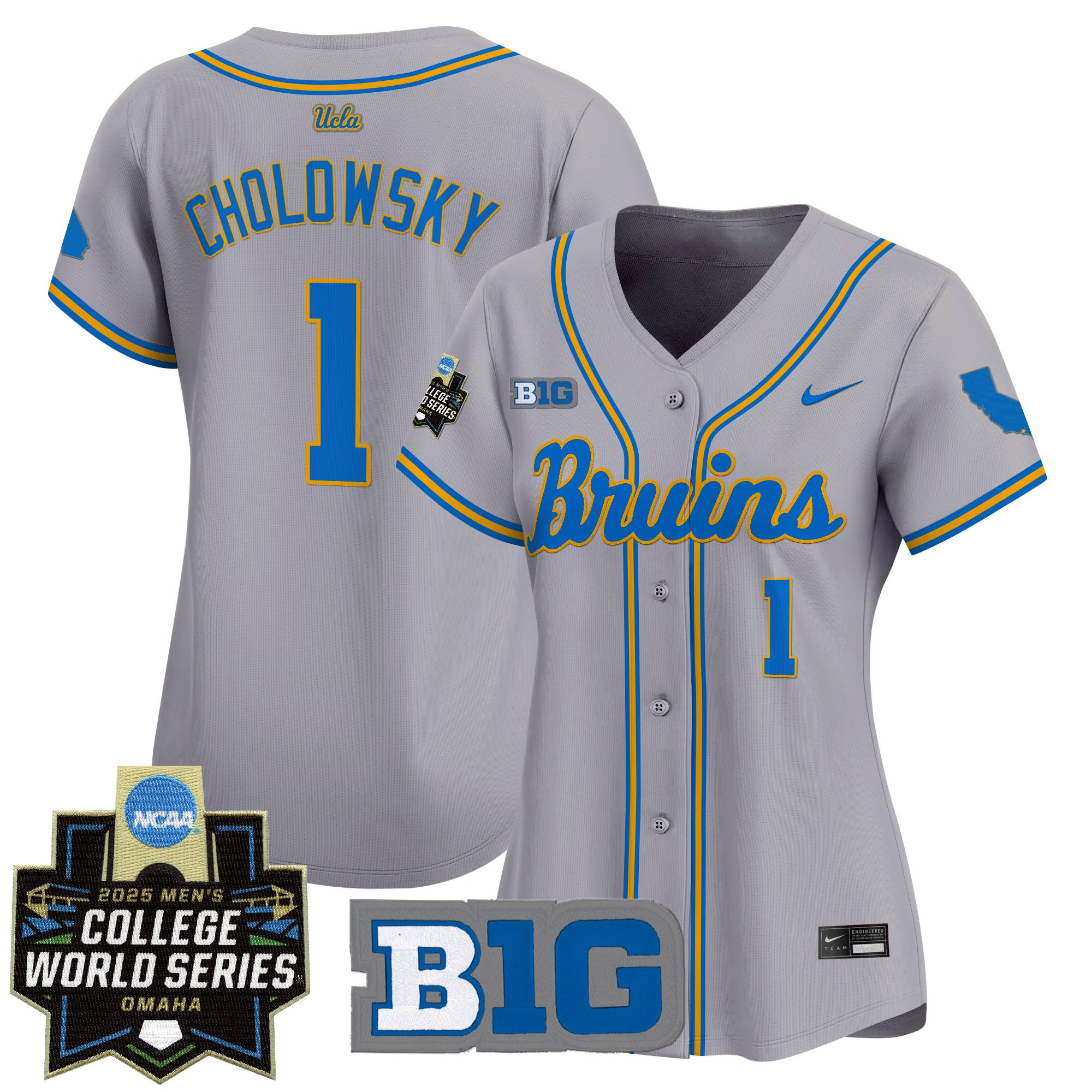 Women's UCLA Bruins 2025 World Series Vapor Premier Limited Jersey - All Stitched - Image 31