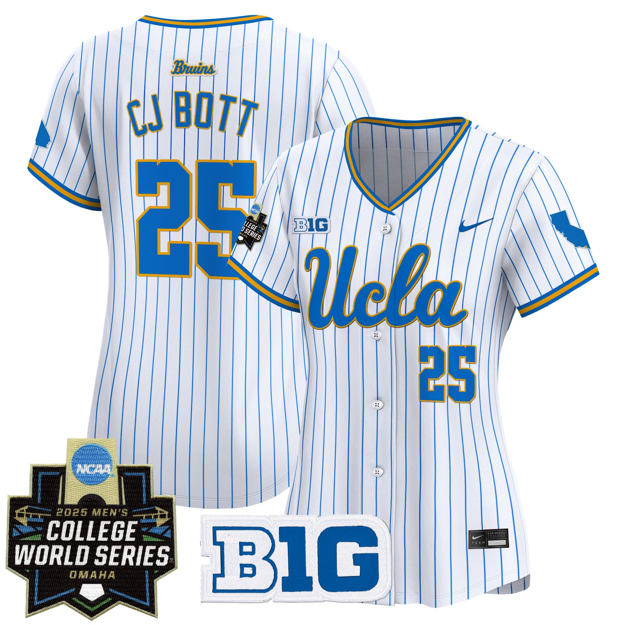 Women's UCLA Bruins 2025 World Series Vapor Premier Limited Jersey - All Stitched - Image 25