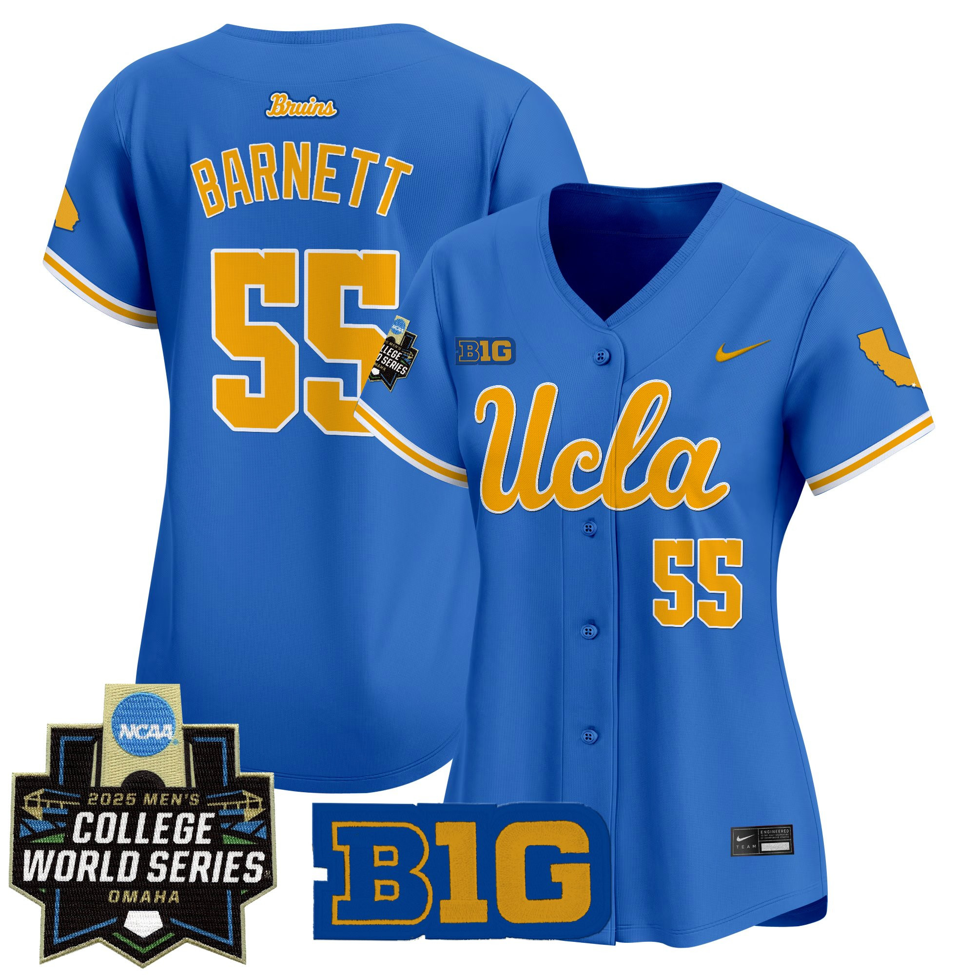 Women's UCLA Bruins 2025 World Series Vapor Premier Limited Jersey - All Stitched - Image 3