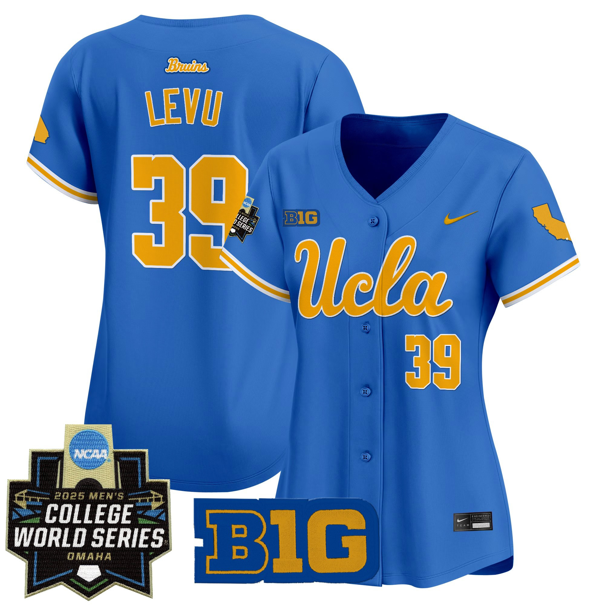 Women's UCLA Bruins 2025 World Series Vapor Premier Limited Jersey - All Stitched - Image 9