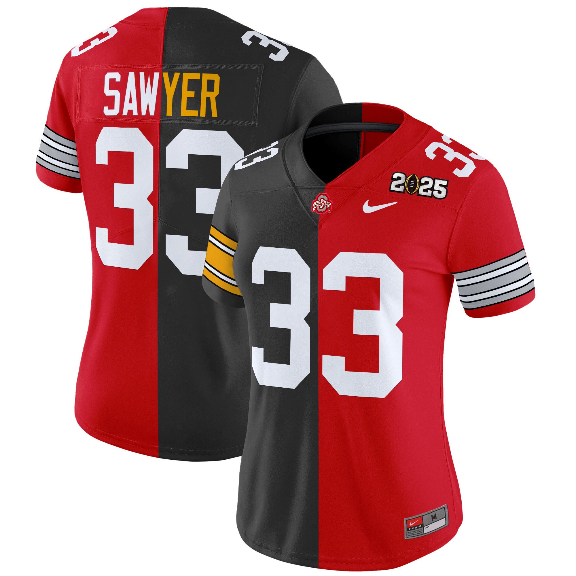 Ohio State Buckeyes 2025 Split Vapor Limited Jersey - All Stitched - Image 9