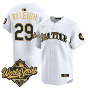 Men's Seattle Mariners 2025 World Series Vapor Premier Limited Jersey - All Stitched