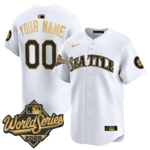 Seattle Mariners 2025 World Series Vapor Premier Limited Custom Jersey - All Stitched