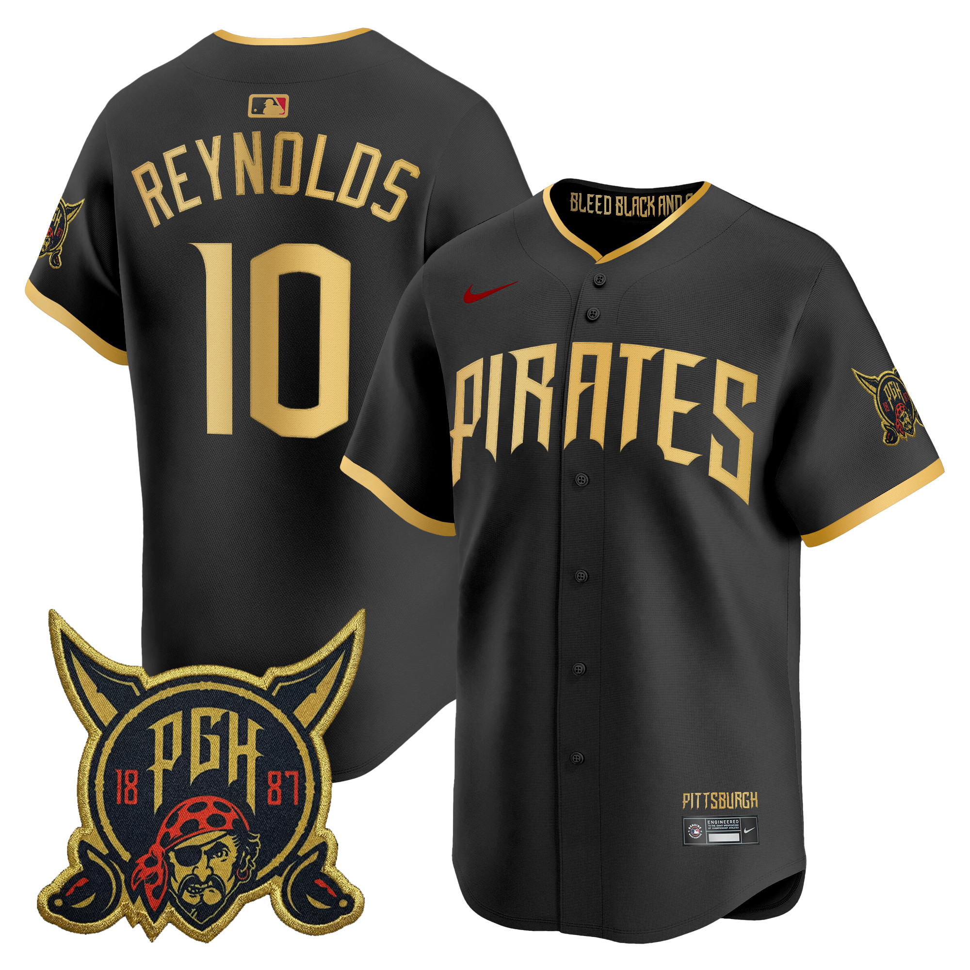 Men's Pittsburgh Pirates 2026 City Connect Vapor Premier Limited Jersey - All Stitched - Image 4