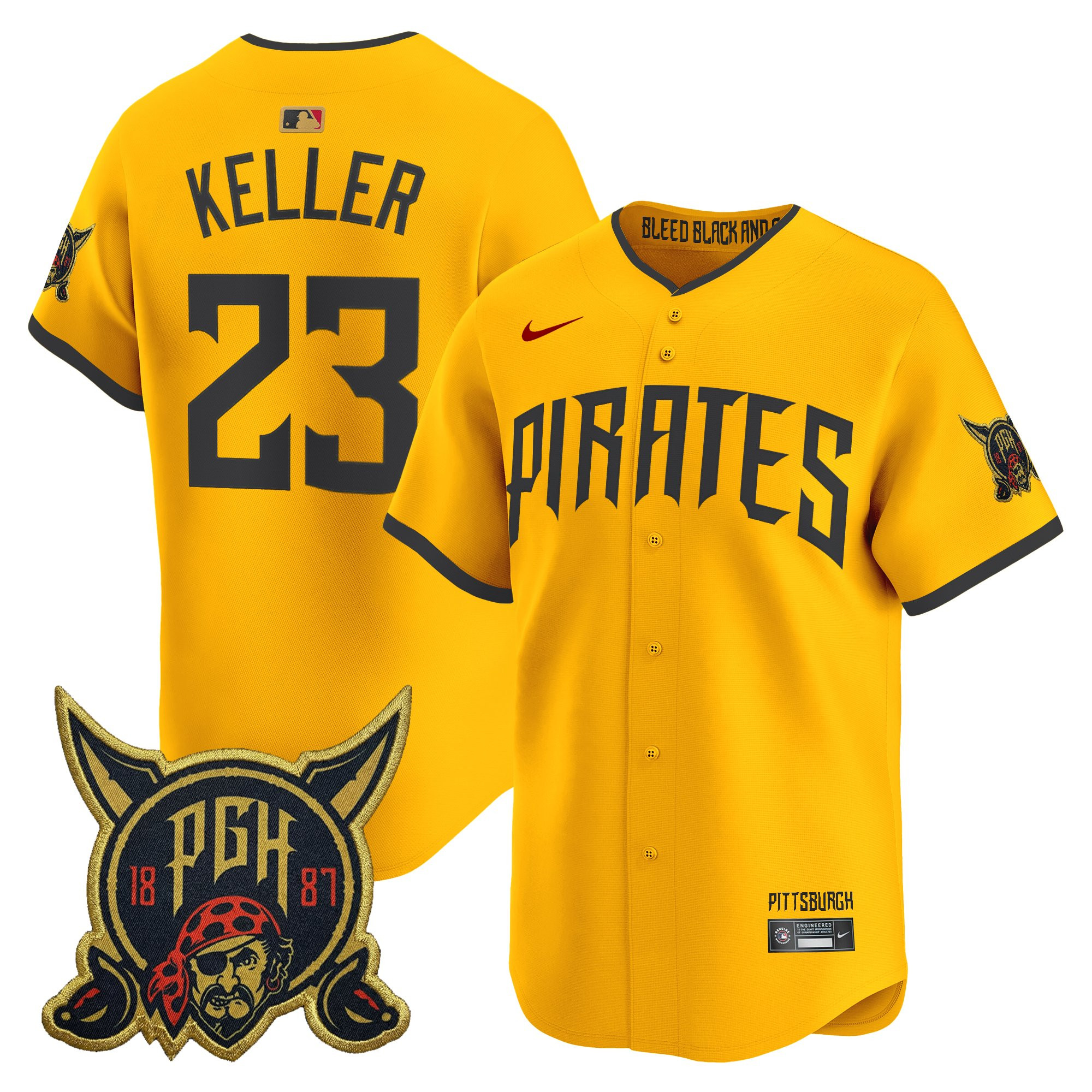 Men's Pittsburgh Pirates 2026 City Connect Vapor Premier Limited Jersey - All Stitched - Image 27