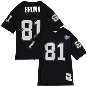 Tim Brown Black Raiders Throwback 1994 Jersey - All Stitched