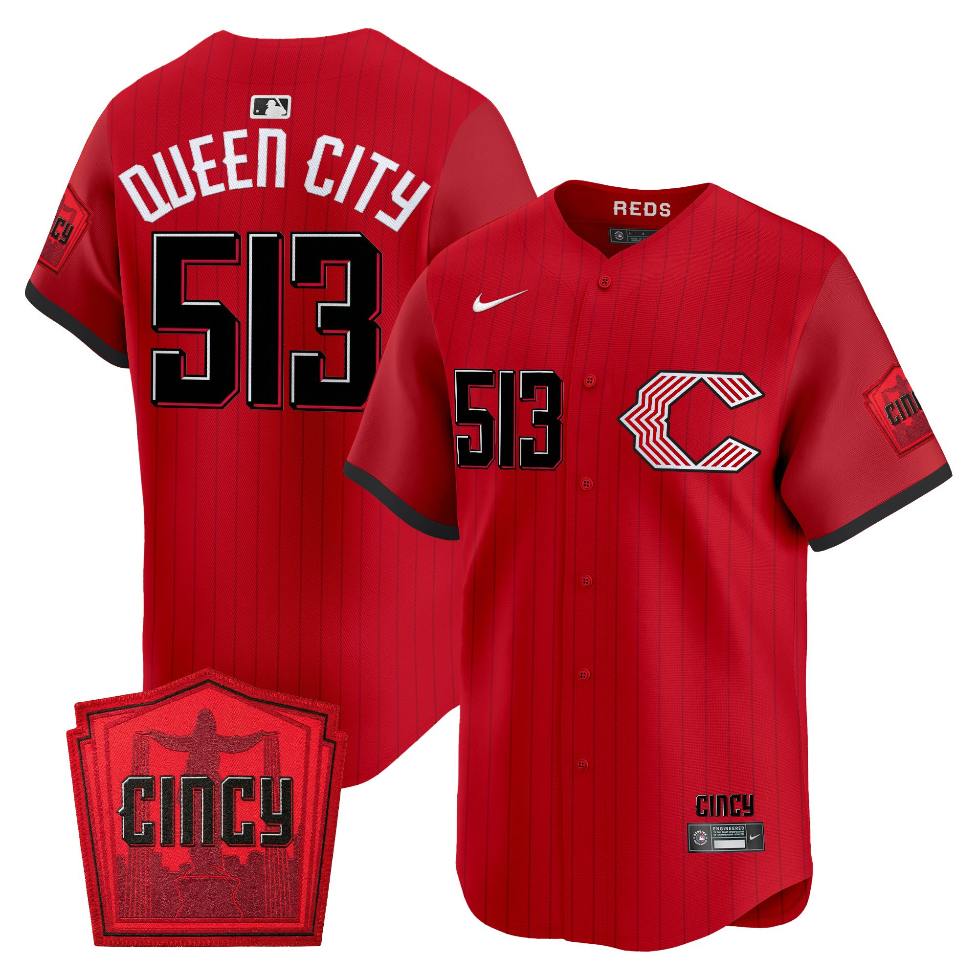 Cincinnati Reds 2026 City Connect Vapor Premier Limited Jersey - All Stitched - Image 2