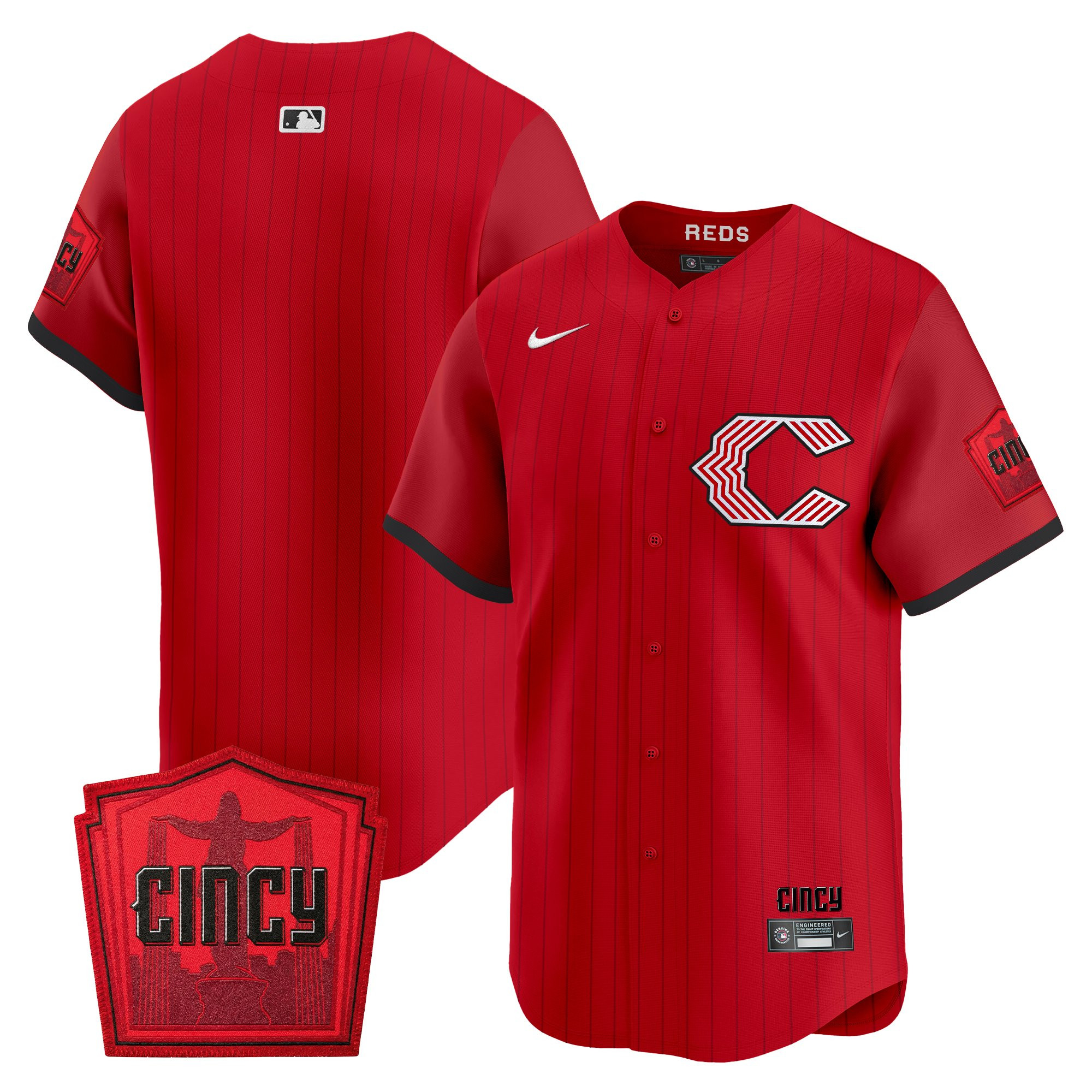 Cincinnati Reds 2026 City Connect Vapor Premier Limited Jersey - All Stitched - Image 11