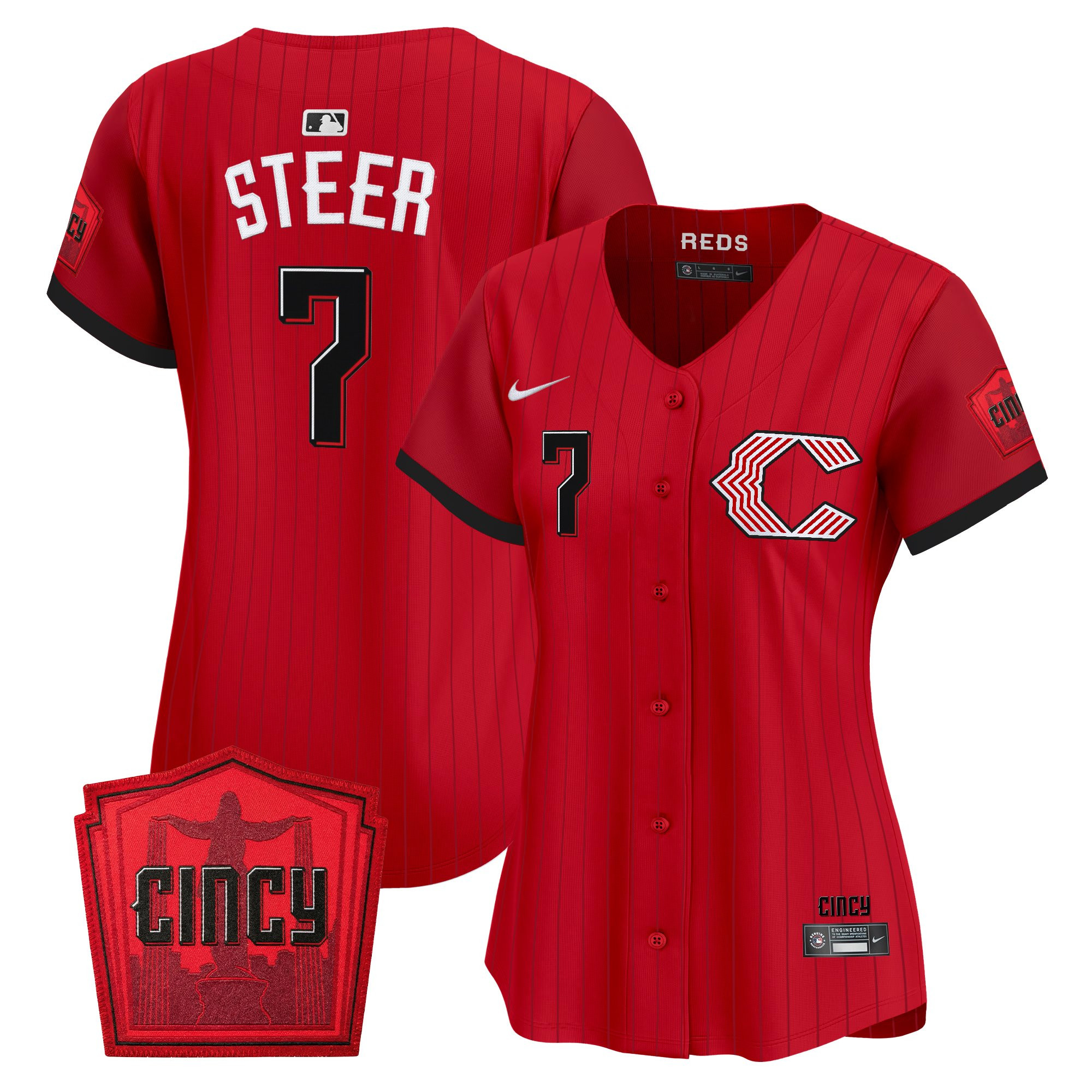 Cincinnati Reds 2026 City Connect Vapor Premier Limited Jersey - All Stitched - Image 17