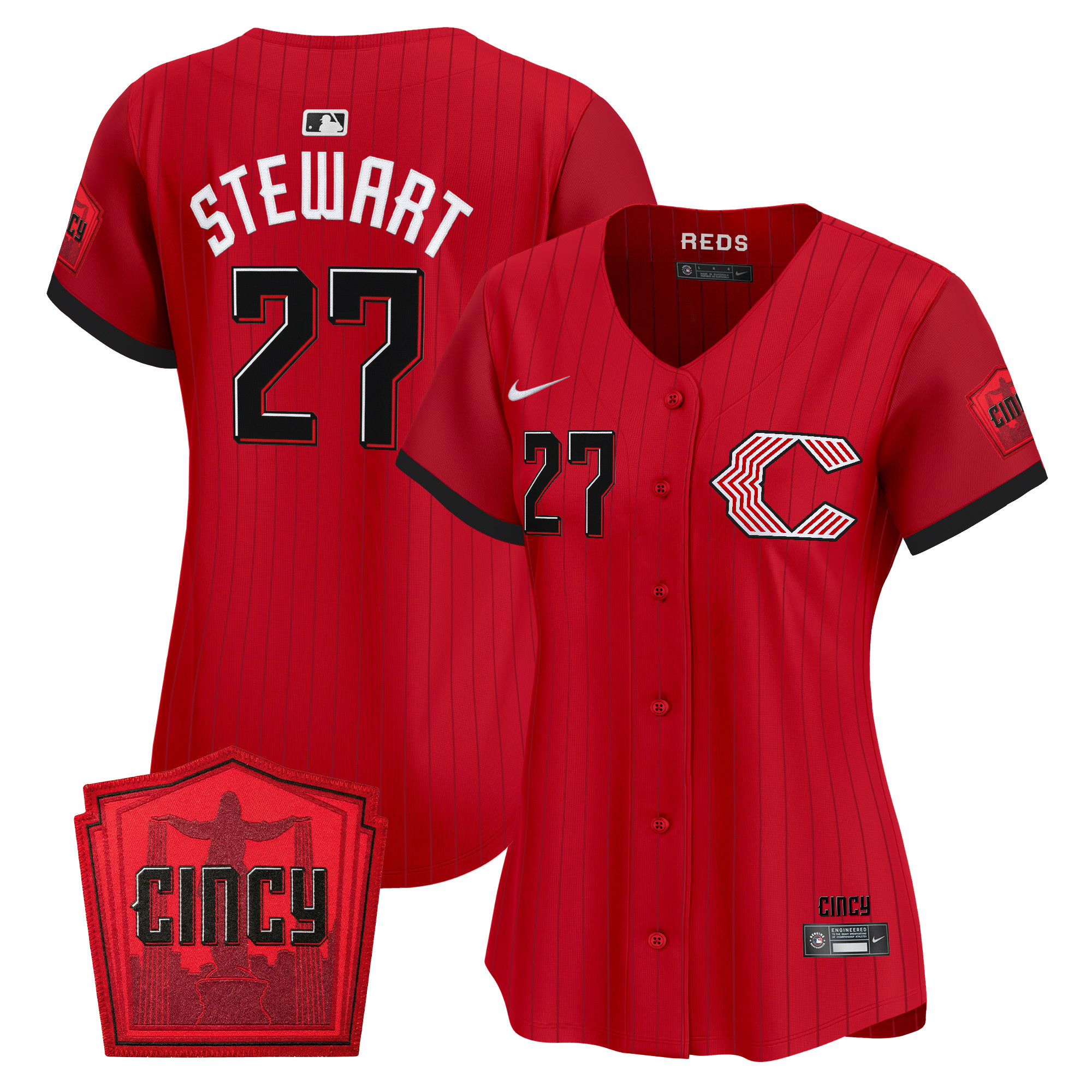 Cincinnati Reds 2026 City Connect Vapor Premier Limited Jersey - All Stitched - Image 20