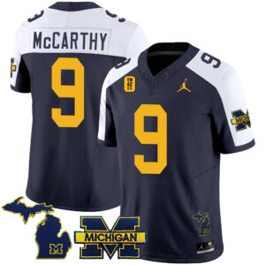 Youth's Michigan Wolverines TM42 Patch Vapor Limited Jersey - All Stitched