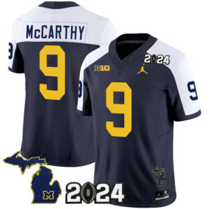 Men’s Michigan Wolverines 2024 Vapor Limited Jersey - All Stitched