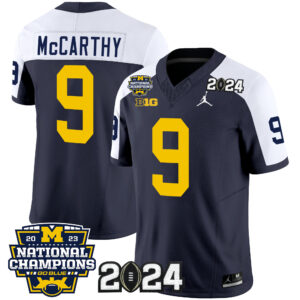 Men's Michigan Wolverines 2023 National Champions Patch Vapor Jersey - All Stitched