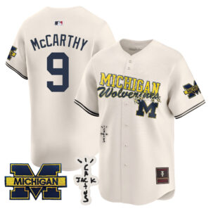 Men's Michigan Wolverines Cactus Jack Baseball Jersey - All Stitched