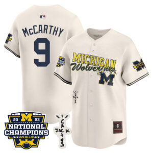 Men's Michigan Wolverines Cactus Jack Champions Baseball Jersey - All Stitched