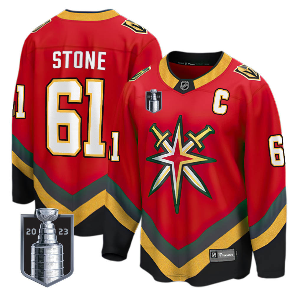 Men's Vegas Golden Knights 2023 Stanley Cup Final Jersey V2 - All Stitched - Image 31