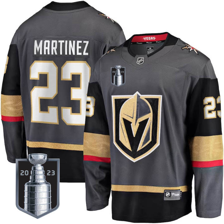 Men's Vegas Golden Knights 2023 Stanley Cup Final Jersey V2 - All Stitched - Image 19
