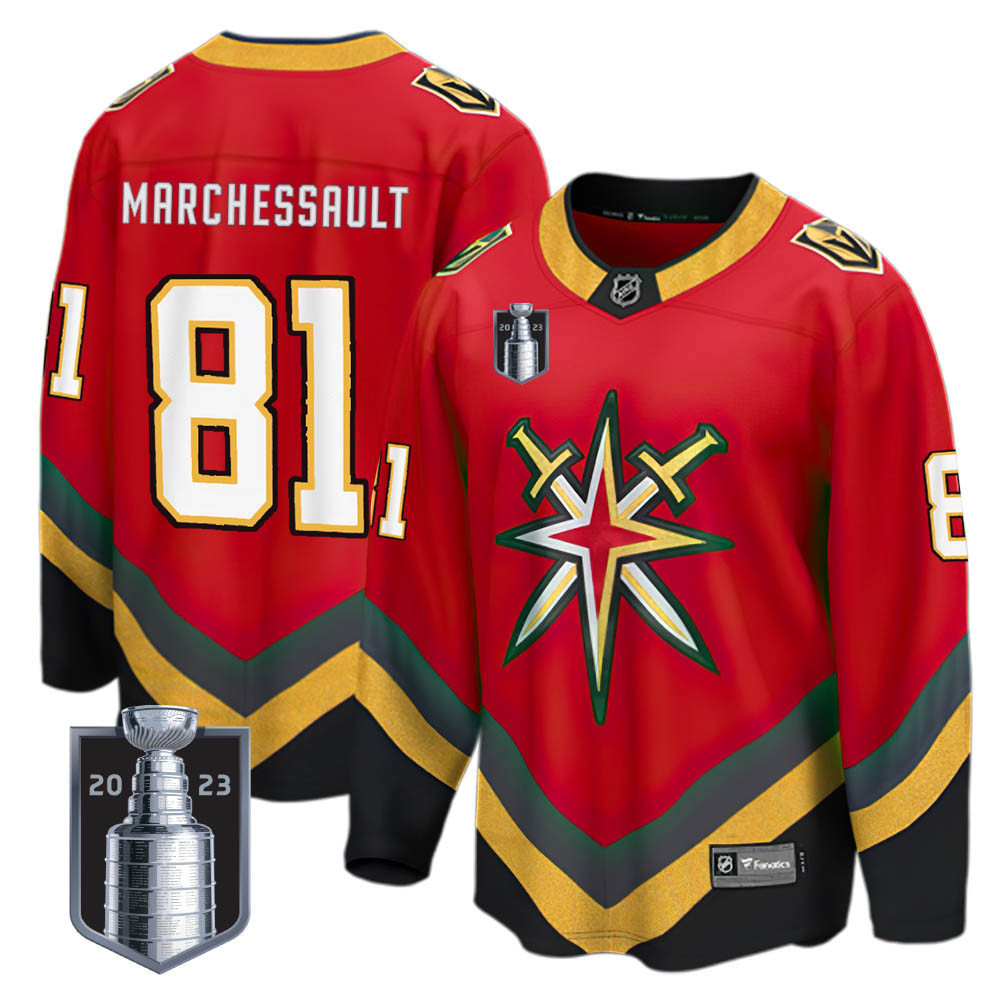 Men's Vegas Golden Knights 2023 Stanley Cup Final Jersey V2 - All Stitched - Image 35