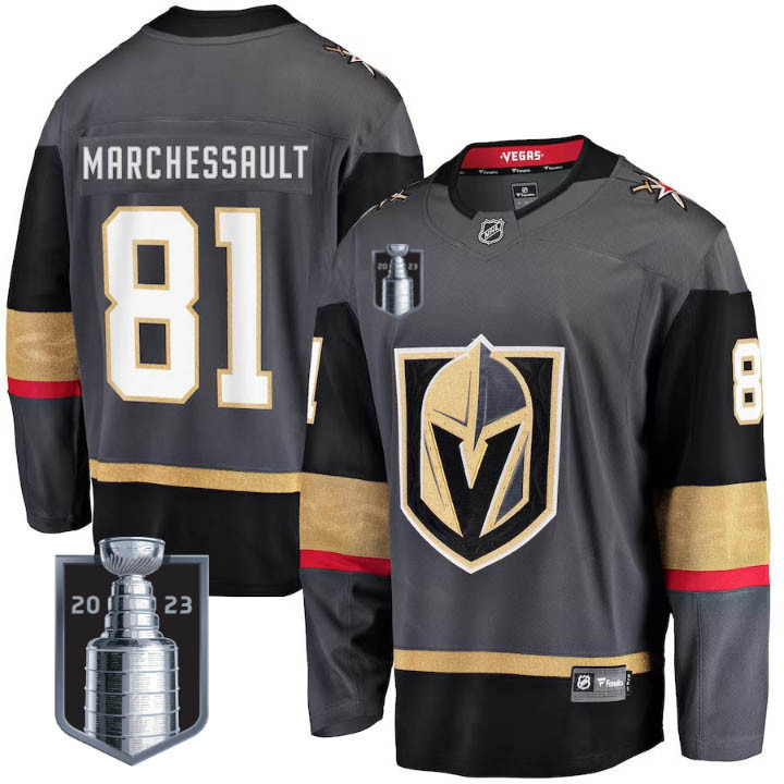 Men's Vegas Golden Knights 2023 Stanley Cup Final Jersey V2 - All Stitched - Image 20