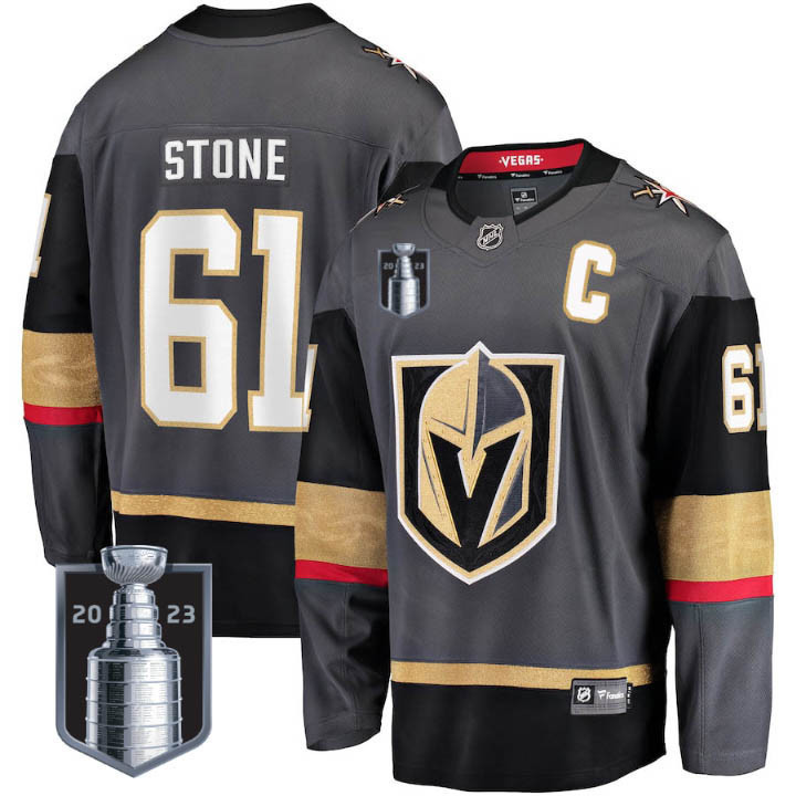Men's Vegas Golden Knights 2023 Stanley Cup Final Jersey V2 - All Stitched - Image 16