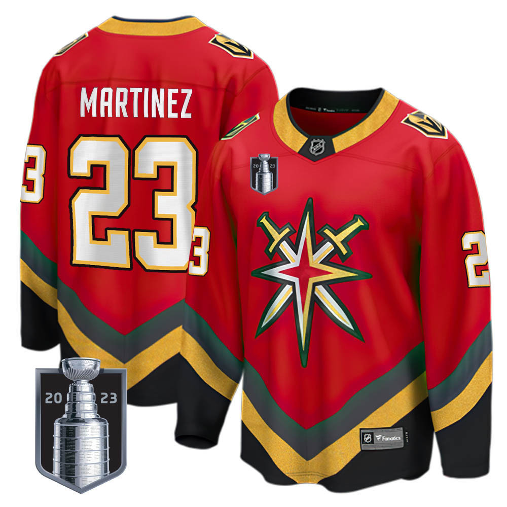 Men's Vegas Golden Knights 2023 Stanley Cup Final Jersey V2 - All Stitched - Image 34