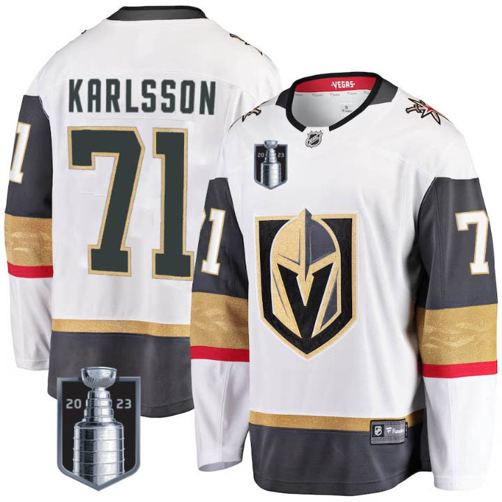 Men's Vegas Golden Knights 2023 Stanley Cup Final Jersey V2 - All Stitched - Image 23