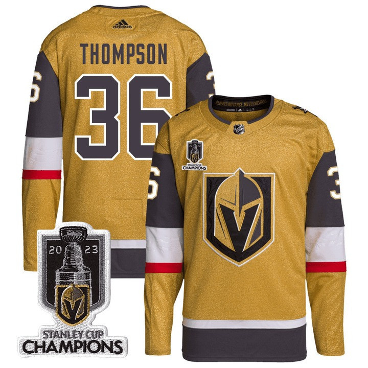 Men’s Vegas Golden Knights 2023 Stanley Champions Patch Jersey V2 – All Stitched - Image 8
