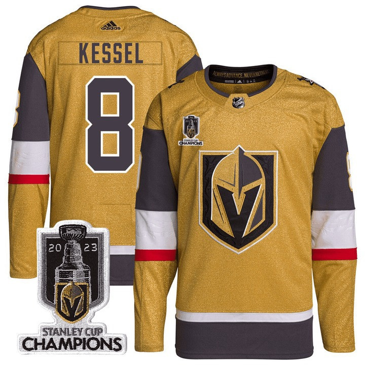 Men’s Vegas Golden Knights 2023 Stanley Champions Patch Jersey V2 – All Stitched - Image 7